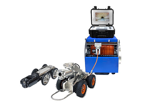 cctv pipe inspection robot camera