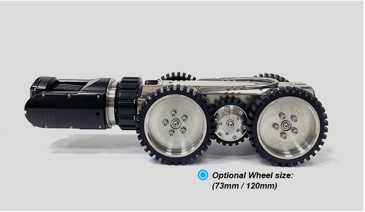 pipeline inspection robot cameras