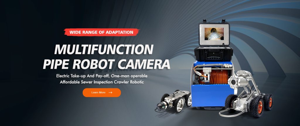 Sewer Pipe Inspection Robot Camera