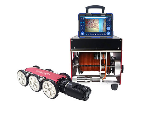 cctv pipe inspection crawler camera