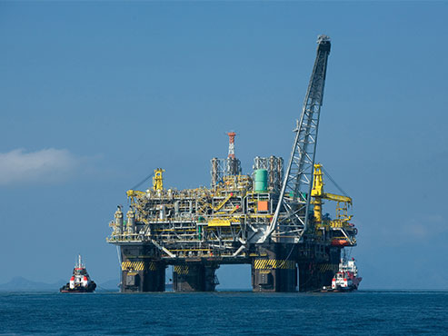 Offshore oil platform inspection