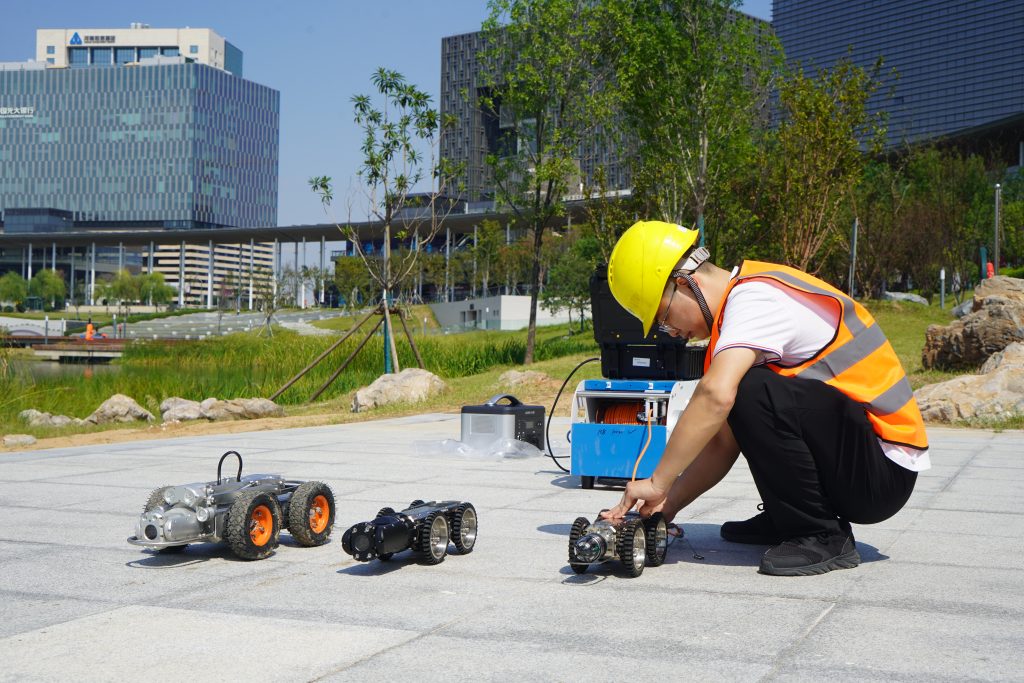 pipe inspection robot camera